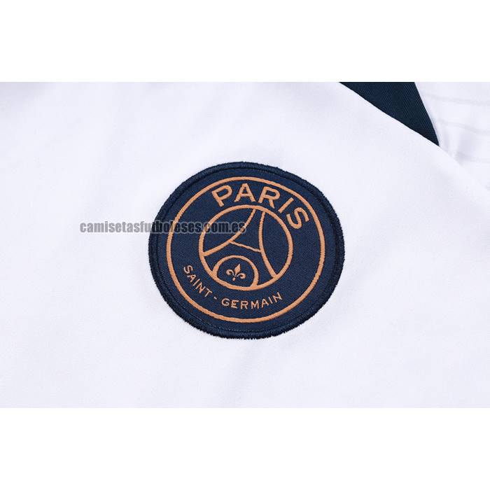 Chandal del Paris Saint-Germain Manga Corta 2023 2024 Blanco - Pantalon Corto